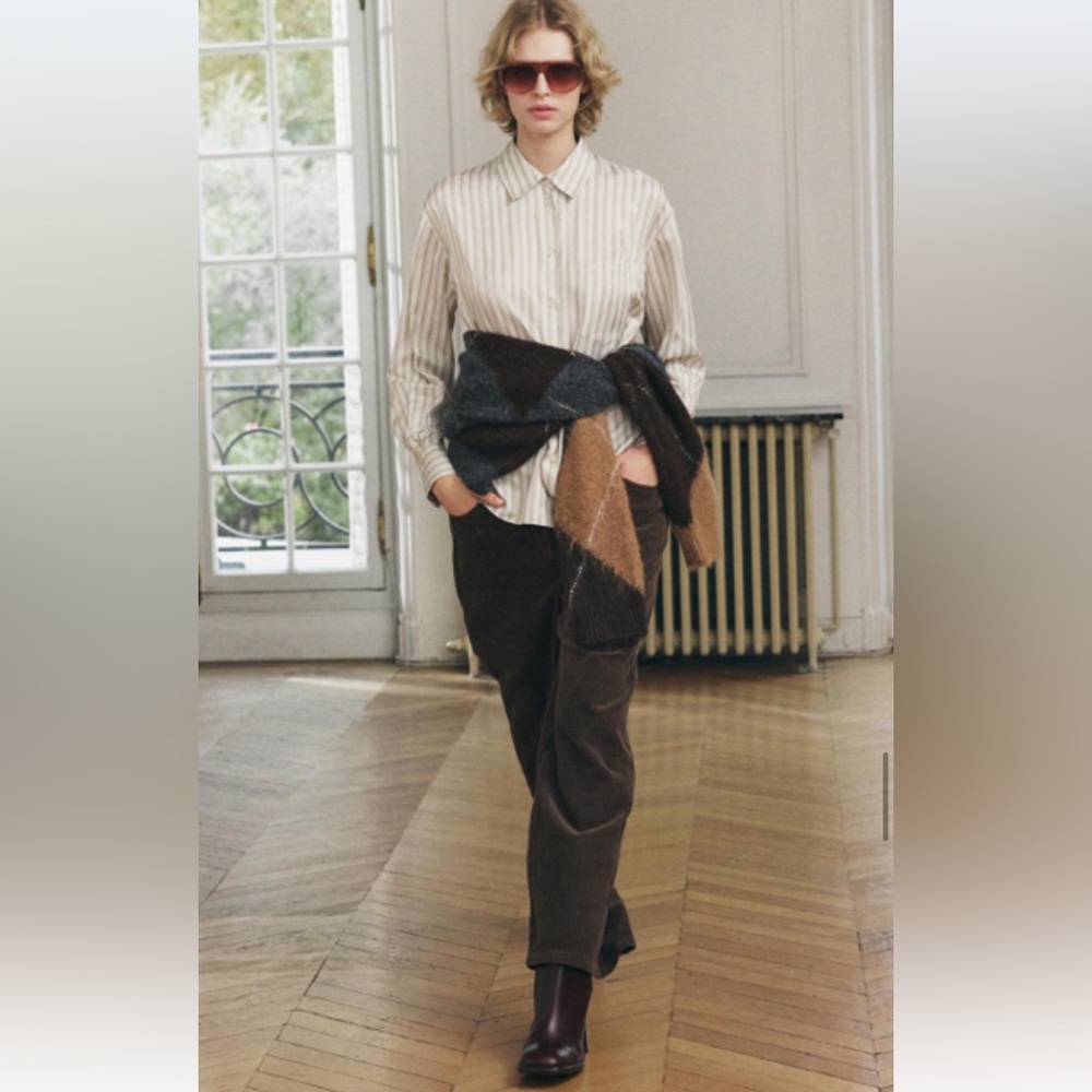 RELAXED FIT CORDUROY PANTS ZW COLLECTION